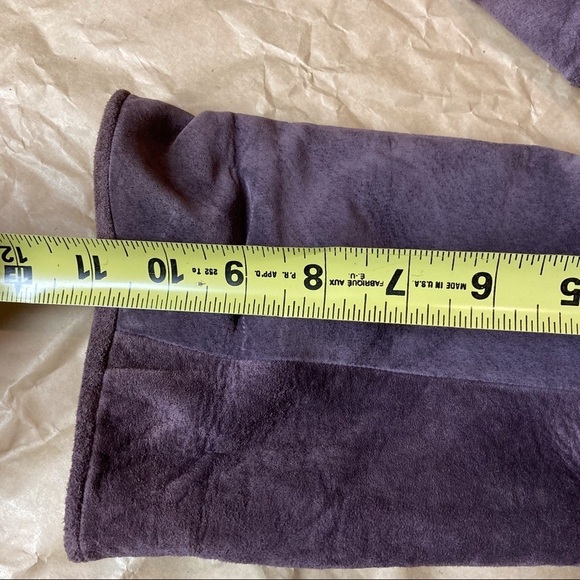 Markron Simon sz 8 purple suede tall boots - Picture 13 of 15